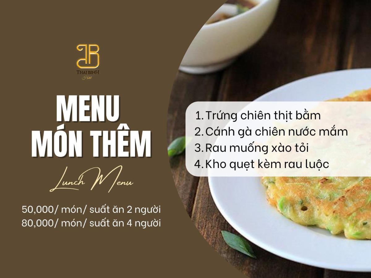 Khách sạn Thái Bình Chi Khu Co Ong Exterior foto